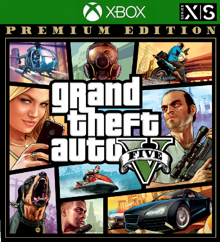 GRAND THEFT AUTO V PREMIUM GTA 5 XBOX🟢ONE|SERIES KEY🔑