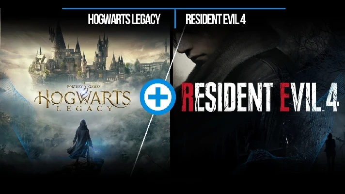 🔥Hogwarts Legacy Deluxe + RESIDENT EVIL 4 REMAKE