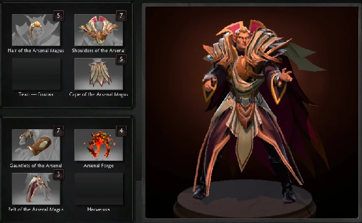 Dota 2 - Vestige of the Arsenal Magus [Invoker].