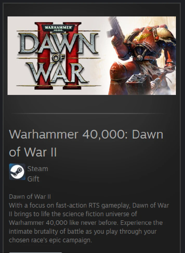 😍 Warhammer 40,000: Dawn of War 2 Anniversary Edition