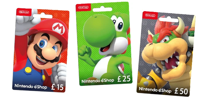 🟢Nintendo eShop Gift Card £15 GBP - UK🇬🇧INSTANTLY