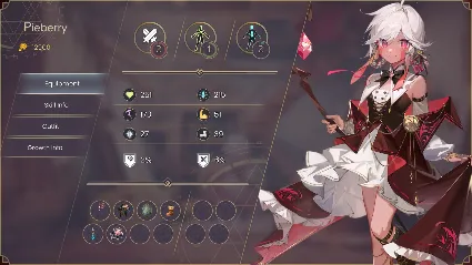 WitchSpring R - Pieberry's Costume - Red Berry Set DLC