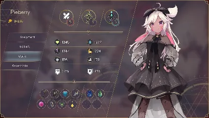 WitchSpring R - Pieberry's Costume - Black Pearl Set