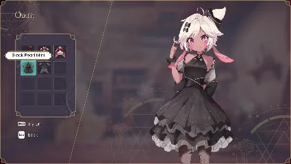WitchSpring R - Pieberry's Costume - Black Pearl Set