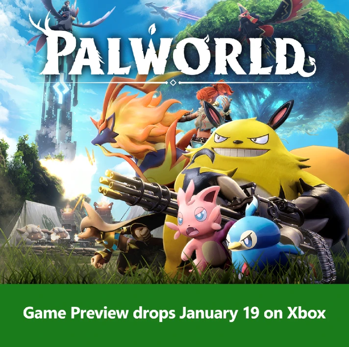 🖤🔥Palworld (Game Preview)🔥Xbox One/X|S + PC KEY🔑🌎