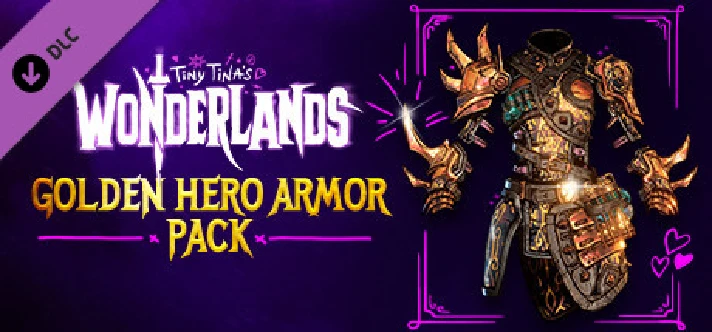 Tiny Tina´s Wonderlands: Golden Hero Armor Pack Steam