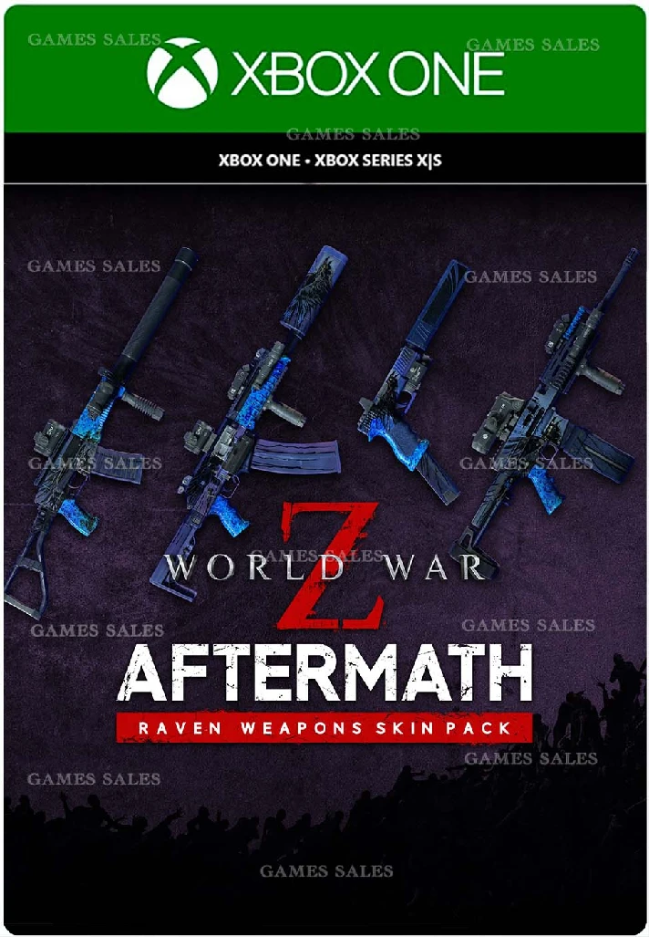 ✅WORLD WAR Z: AFTERMATH - RAVEN WEAPONS SKIN PACK❤️XBOX