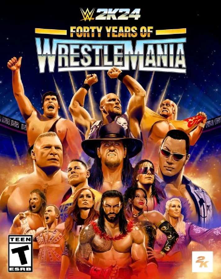 WWE 2K24 40 Years of WrestleMania Edition steam Russia