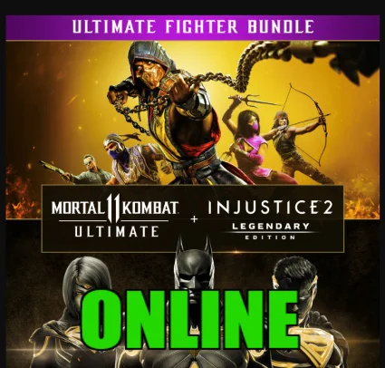 Mortal Kombat 11 Ultimate + Injustice 2 Leg.Ed (ONLINE)