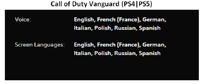 Call of Duty Vanguard - PS4|PS5 Rent from 7 days