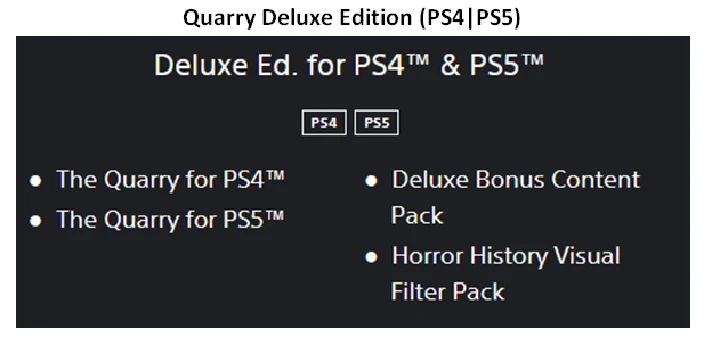 3in1TheChant-PS5+Layers of Fear-PS5+Quarry-PS4|PS5 Rent