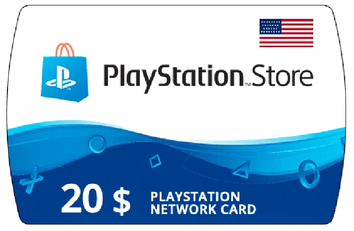 PlayStation Network Card (PSN) 20$ USD🔵 USA