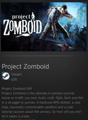 Project Zomboid STEAM GIFT ВСЕ СТРАНЫ REGION FREE