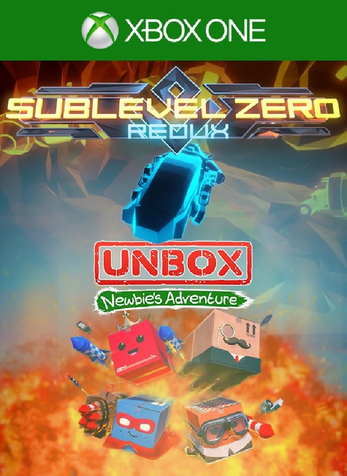 BUNDLE - UNBOX: NEWBIE´S ADVENTURE AND SUBLEVEL ZERO 🔑