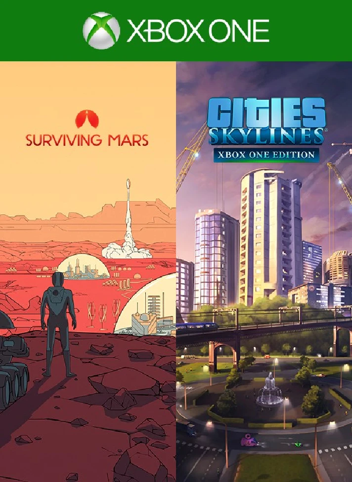 ❗CITIES: SKYLINES + SURVIVING MARS❗XBOX ONE/X|S🔑KEY