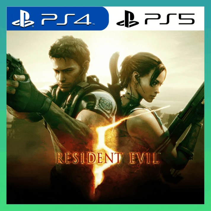 👑 RESIDENT EVIL 5 PS4/PS5/LIFETIME🔥