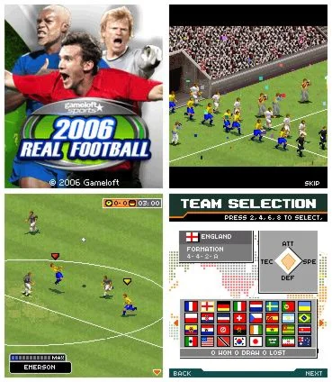Real Footbal 2006 (176x220 Java-игра) + БОНУС