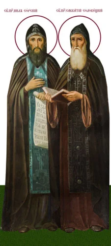 Нил Сорский, Савватий Соловецкий, прпп_001(146х324см)