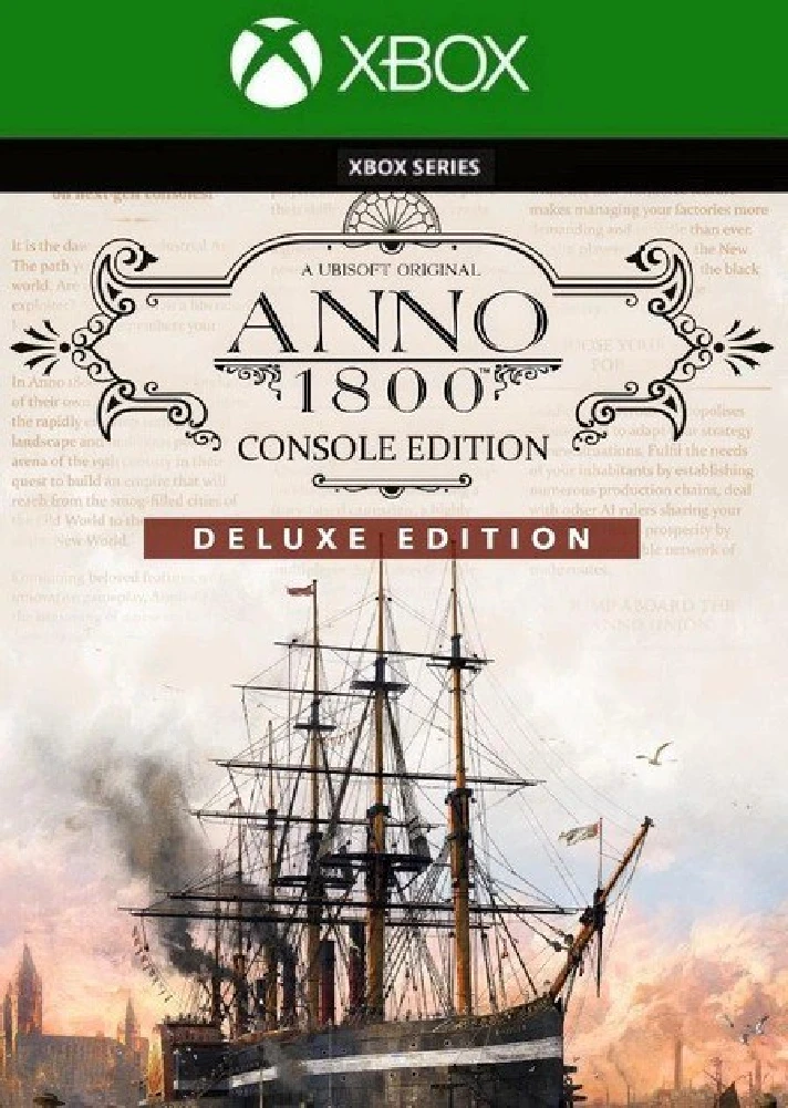 ANNO 1800 CONSOLE EDITION DELUXE XBOX Series X/S KEY