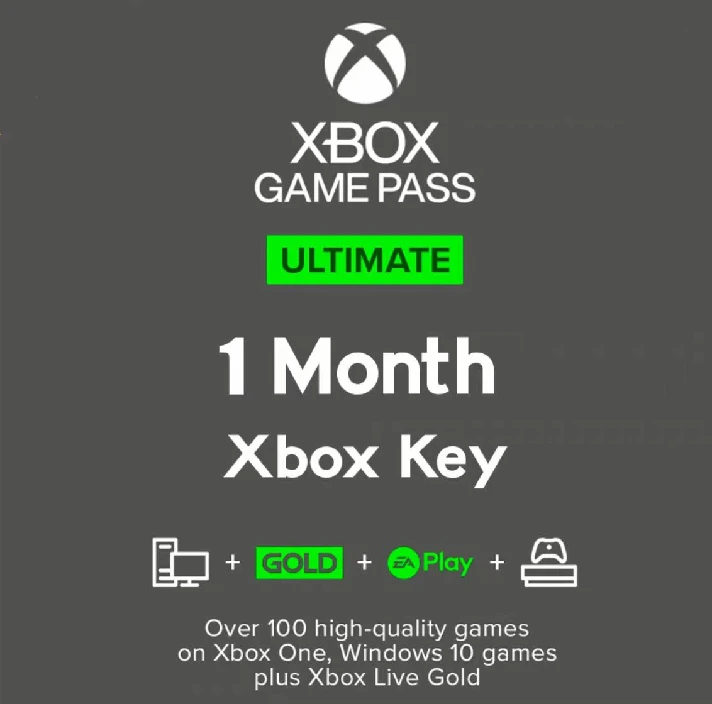 Xbox Game Pass Ultimate 1 Month non-stackable USA