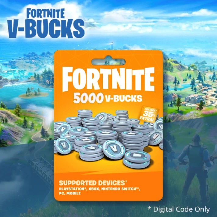 🖤🔥FORTNITE 💵5000 V-Bucks EPIC 💵GLOBAL KEY🔑+RUSSIA