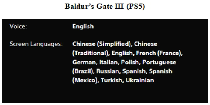 Baldur´s Gate 3 (PS5) - GAME OF THE YEAR 2023 Rental