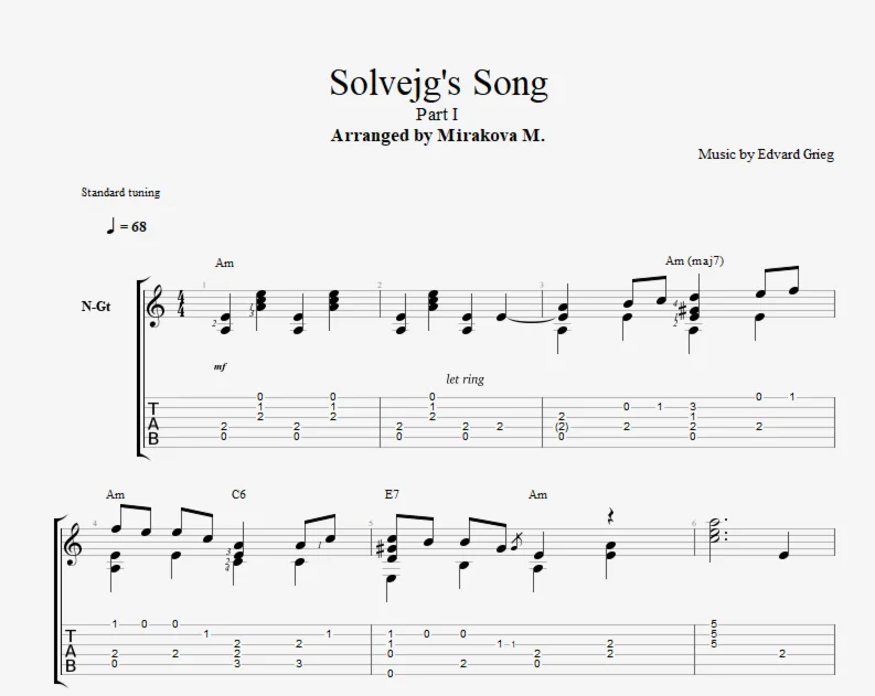 Solveig's Song