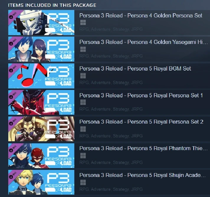 Persona 3 Reload - DLC Pack (Steam Gift RU)