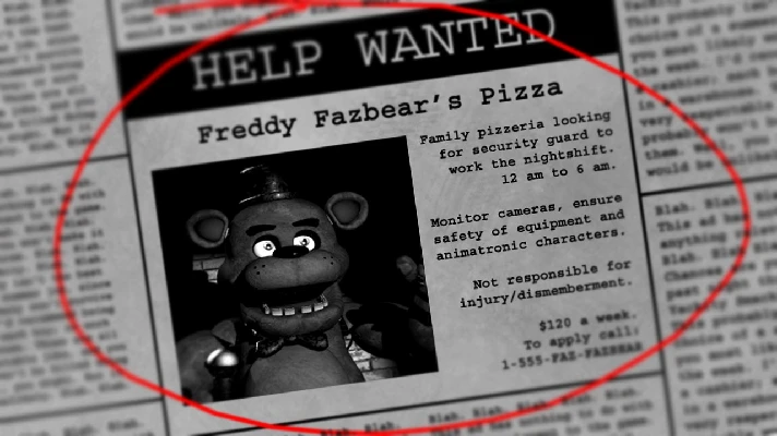 ❗FIVE NIGHTS AT FREDDY´S❗XBOX ONE/X|S+PC🔑KEY❗