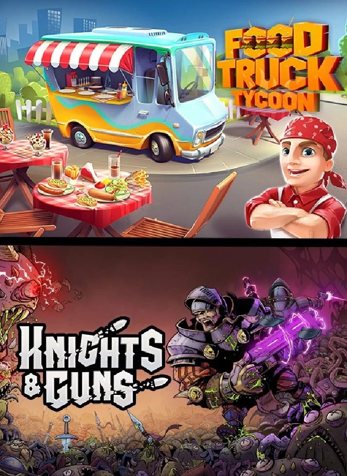 ❗FOOD TRUCK TYCOON + KNIGHTS & GUNS🔑Xbox❗KEY❗