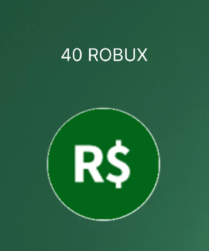 🌌40 robux🌌ROBLOX🌌Top-up of your account