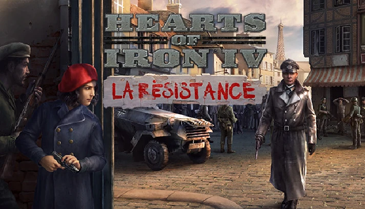 🎁DLC Hearts of Iron IV: La Résistance🌍ROW✅AUTO