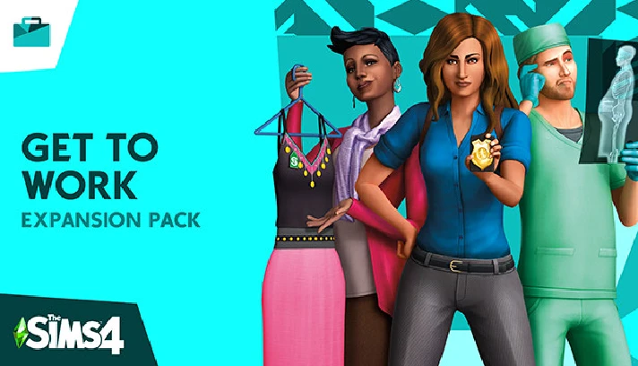 🎁DLC The Sims 4 Get To Work🌍ROW✅AUTO