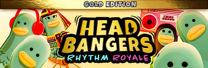 🎁Headbangers: Rhythm Royale - Gold Edition🌍ROW✅AUTO