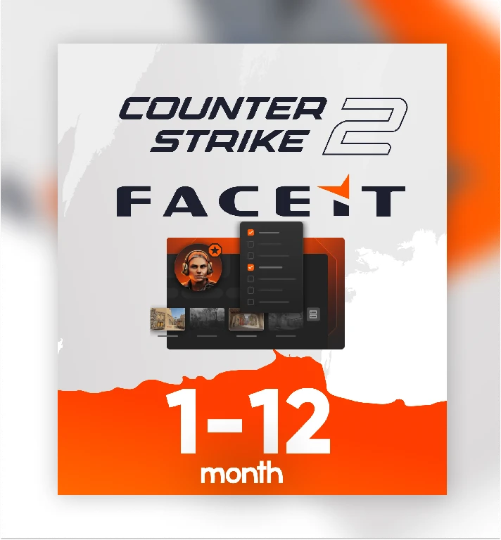 ⭐ FACEIT CS2 Premium Subscription 1-12 Month + ESEA ✅