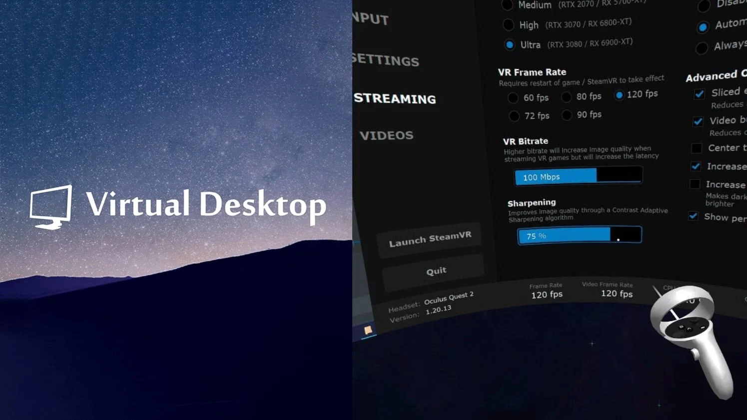 VIRTUAL DESKTOP для oculus quest 2 3 s pro (gift)