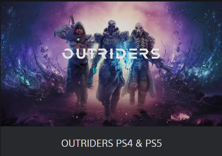 OUTRIDERS  PS4/PS5 ТУРЦИЯ