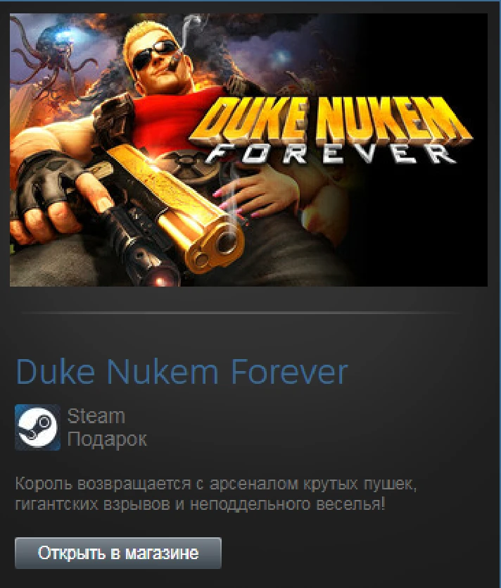 Duke Nukem Forever (Steam Gift Region Free / ROW)