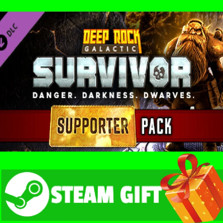 ⭐️ Deep Rock Galactic Survivor Supporter Pack STEAM GIF