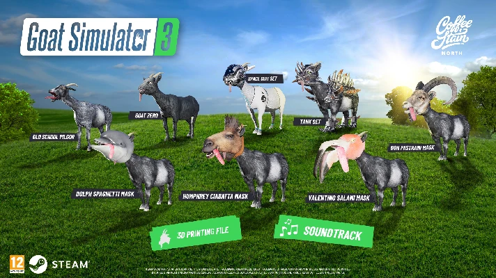 Goat Simulator 3 - Digital Downgrade DLC💎 STEAM RUSSIA