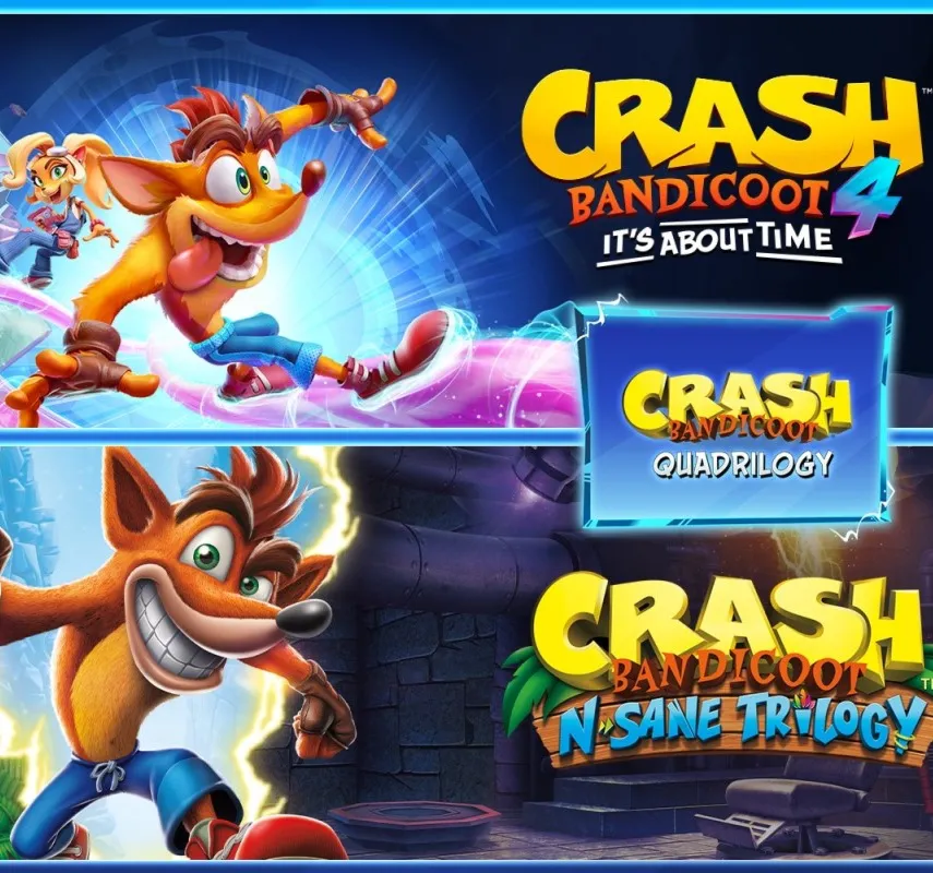 Crash Bandicoot - Quadrilogy Bundle (Xbox One/Ключ)