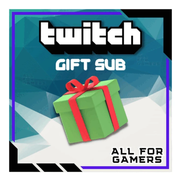 👾 TWITCH GIFT SUB SUBSCRIPTION 1-3-6 MONTHS FAST+🎁