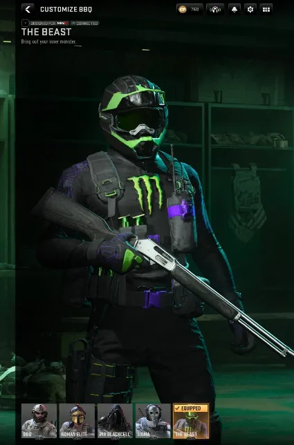 🔑 Clutch+Lo Profile Operator Skin Code 🌍 MONSTER ENERGY