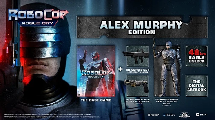 RU+CIS💎STEAM|RoboCop: Rogue City - Alex Murphy 🤖 KEY