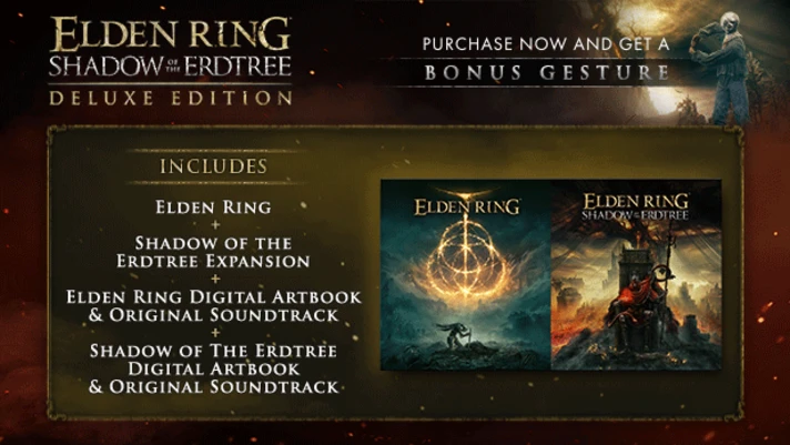 ELDEN RING Shadow of the Erdtree Deluxe Edition steam