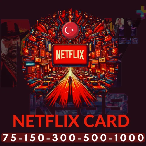 NETFLIX ТУРЦИЯ ПОДАРОЧНАЯ КАРТА 100-250-500+ ЛИРА