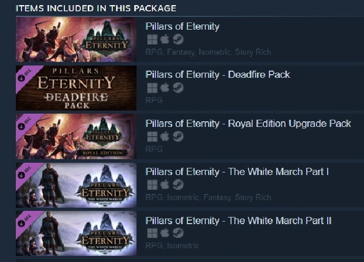 Pillars of Eternity - Definitive Edition Steam Gift RU