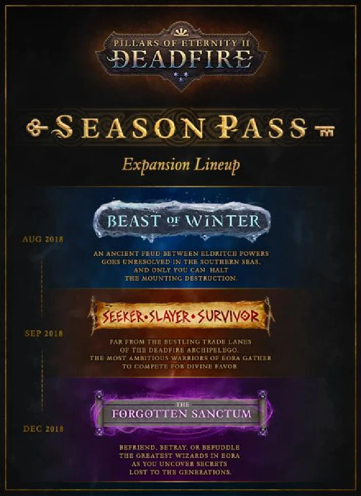 Pillars of Eternity II: Deadfire - Season Pass Steam RU