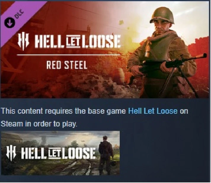 Hell Let Loose - Red Steel DLC (Steam key) ✅ GLOBAL💥🌐