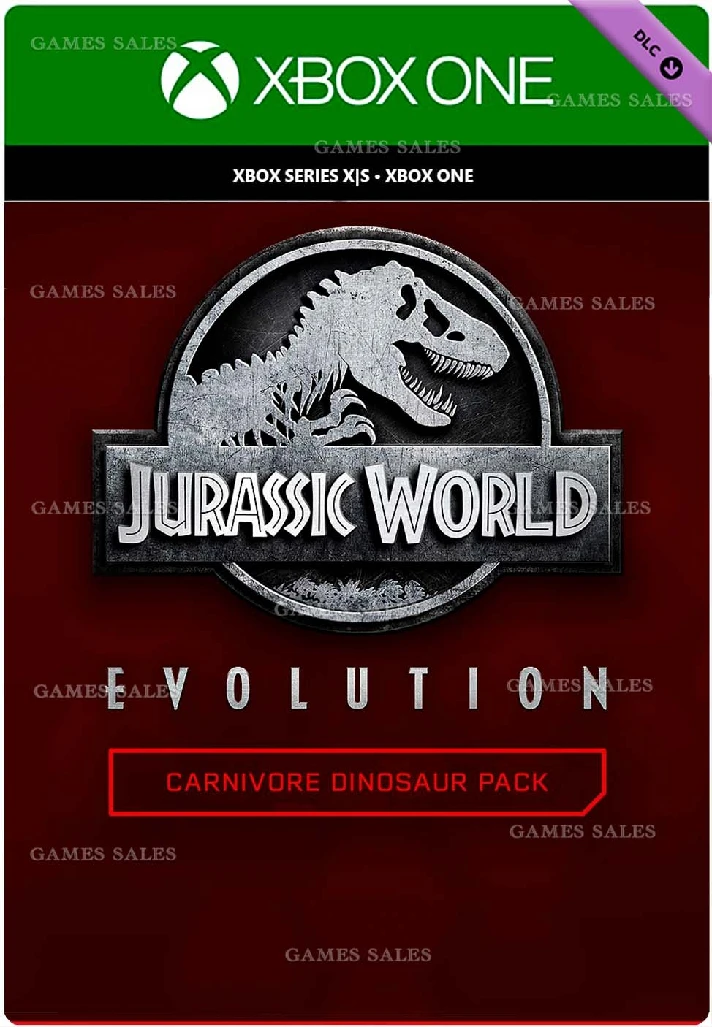 JURASSIC WORLD EVOLUTION: CARNIVORE DINOSAUR PACK🔑XBOX